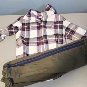 Plaid Kids Shirt - Multicolor